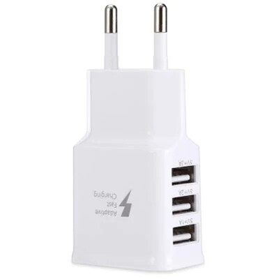 

gocomma Universal 2A 3 USB Ports Multifunctional Travel Charger Adapter