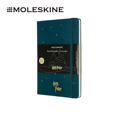 

MOLESKINE Harry Potter&the magic stone lake water notebook cooperation notebook stationery green hard surface horizontal large account 3692