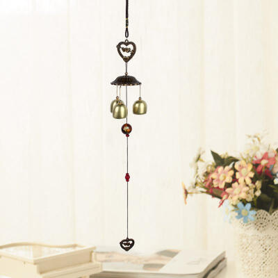 

Greensen Wind Chimes Bell Metal Heart Shape Home Ornament Outdoor Yard Decor