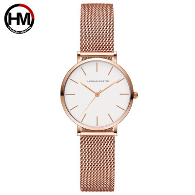 

Luxury Brand Rose Gold Watch Women 32mm Small Female Watch Quartz Mesh Waterproof Ladies Clock relogio feminino reloj mujer 2018