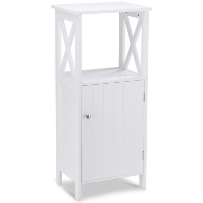 

Bathroom Single Door Storage Floor Towels Cabinet