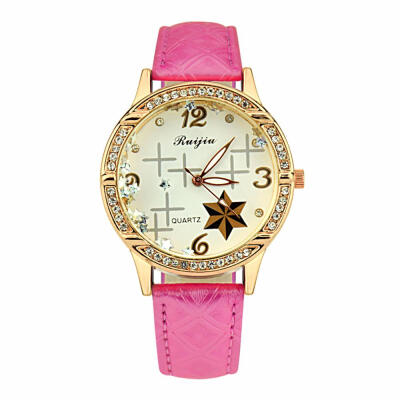 

Disc Cute Style Symbol Star Pattern Roman Numerals Ladies Watch Nice Orologio Donna Womens Watches Reloj De Mujer Clock