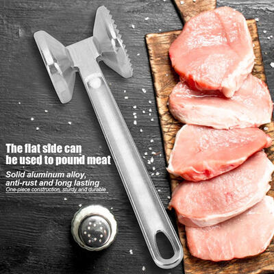 

Aluminum Alloy Meat Mallet Steak Beef Chicken Tenderizer Hammer Kitchen Cooking Tool Meat Tenderizer HammerMeat Mallet