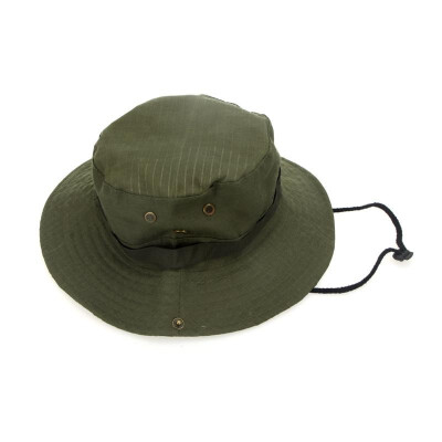 

Outdoor Fishing Camping Hiking Sun Cap Round Rim Men Women Hat Army Green