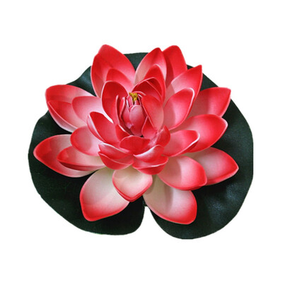 

1pc Simulation Water Lily Garden Pool Plant Ornament Colorful Home Artificial Fake Lotus Floating Flower Pond Tank Plant