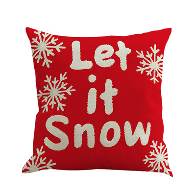 

〖Follure〗Merry Christmas Cushion Cover Square Pillow Case Home Decor