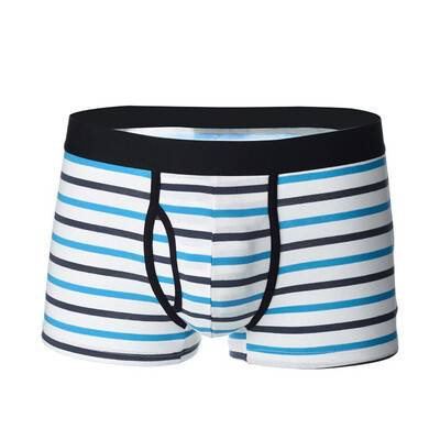 

Tailored Mens New Style Stripe Underwear Soft Breathable Knickers Short Sexy Briefs