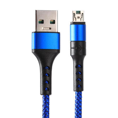 

Micro USB Charger Cable Round Head Braided Fast Charging Data Sync Cable