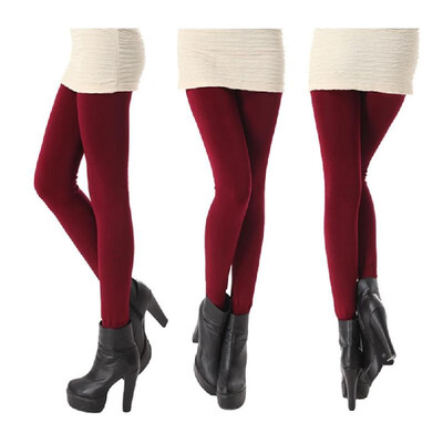 

New Sexy Women Winter Leggings Solid Thick Warm Tights High Elastic Skinny Bodycon Pants Jeggings