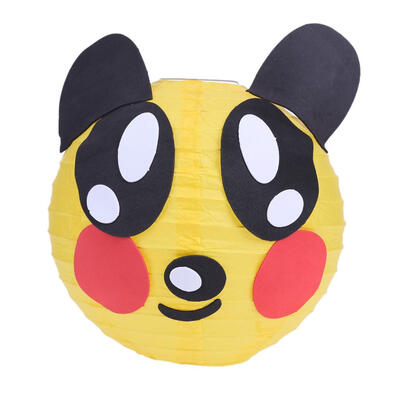 

Children DIY Cartoon Lantern Nursery Round Handcrafted Paper Lantern