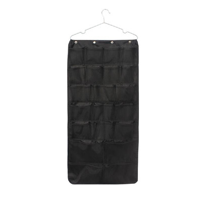 

Dual-Sided Hanging Closet Organizer 42 Mesh Pockets Jewelry Organizer Storage Bag with Hanger