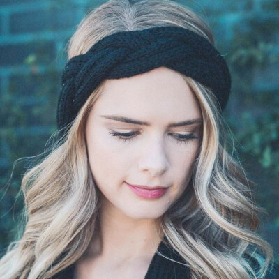 

Women Headband Earband Braid Knitted Elastic Headwarp Ear Warmer Boho Winter Holiday Hair Band Turban Headwear Hair Accessories