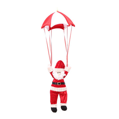 

Cute Santa Claus Parachute Decoration Unique Household Snowman Parachute Decoration