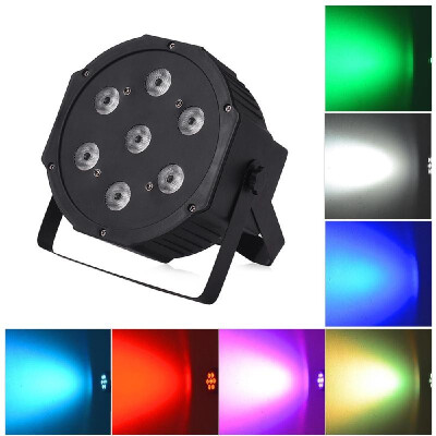 

Stage Light LED PAR Light 7 LEDs 4 in 1 RGBW DMX512 85 Channels with Remote Control for KTV Club Bar Party DJ Show Bands