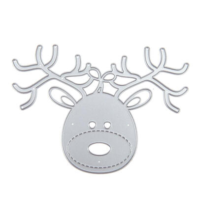 

Deer Head Metal cutting die stencils DIY Scrapbooking Album Embossing Craft