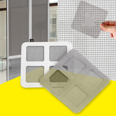 

Siaonvr 12pcs Fix Your Net Window for Home Anti Mosquito Repair Screen Patch Stickers