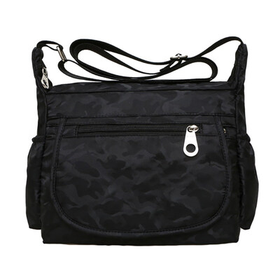 

Fashion Women Print Waterproof Zipper Travel Pouch Crossbody Shoulder Mummy Bag