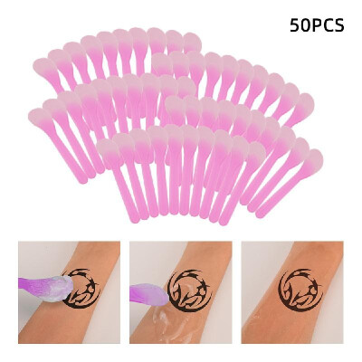 

100PCS Cosmetic Mask Mixing Spoon Spatulas Disposable Plastic Tattoo Spatula Facial Cream Mask Tip Spatulas