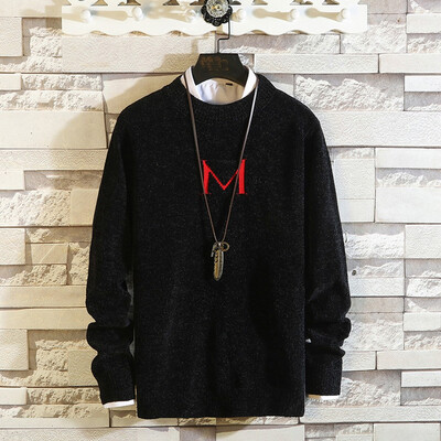 

Toponeto Mens New Autumn Winter Casual Long Sleeve Knitting Sweaters Tops Blouse