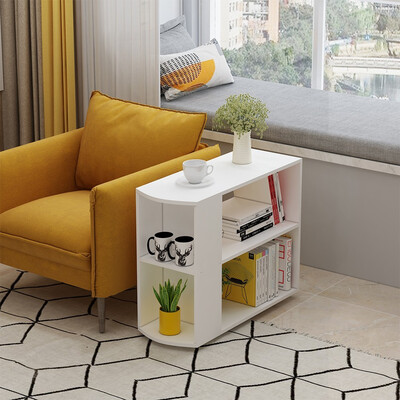 

Gobestart Home Lazy Bedside Laptop Desk Removable Coffee Table Living Room Sofa End Table
