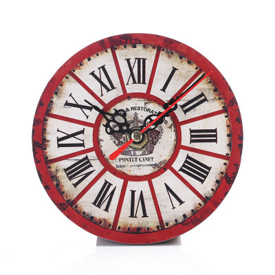 

Gobestart Vintage Style Antique Wood Wall Clock for Home Kitchen Office