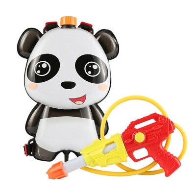 

Cartoon Plastic Backpack Pull Water Shooter Soaker Squirt Pistol Long Range Toy Gift for Kids