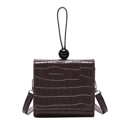 

Vintage Girls Stone Print Shoulder Handbags Women Leather Crossbody Bags