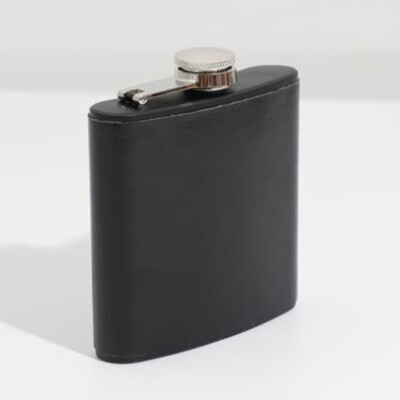 

Stainless Steel Hip Liquor Whiskey Alcohol Flask Cap 6 Ounce Pocket Wine Bottle