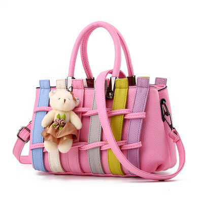 

Womens bag 2017 new bag female Korean version of the sweet fashion handbags Messenger Messenger shoulder bag