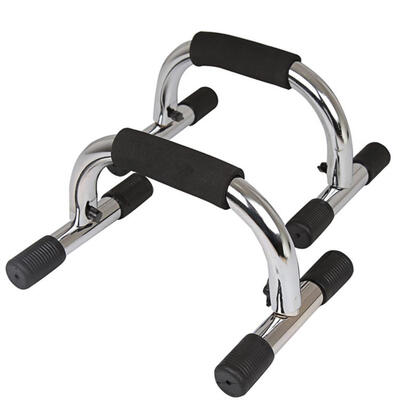 

1 Pair Chromed Push Up Bar with Foam Handle for Arm Fitness Chest Training