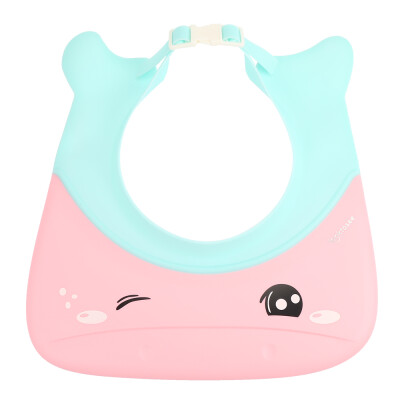 

Baby Shower Cap Infant Water Resistant Ear Silicone Shampoo Hat