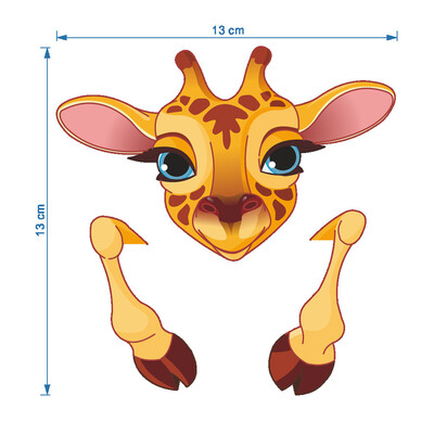 

〖Follure〗Cute Cartoon Elephant Panda Giraffe Cat Home Decoration Switch Stickers