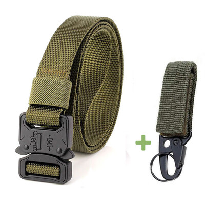 

Military Canvas Belt Men Tactical Designer 25CM Width Army Belts For Jeans Pants Nylon Belt Black Metal Buckle Thin Waist Belt