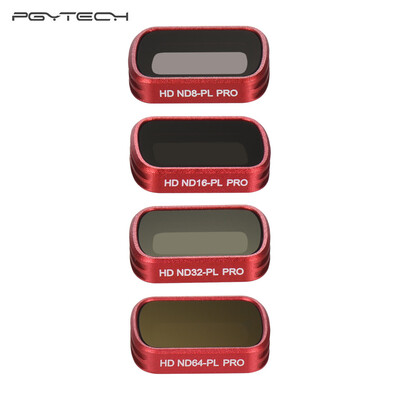 

PGYTECH 4pcs Professional Lens NDPL Mixed Filters Accessory Kit ND8PL ND16PL ND32PL ND64PL with Storage Case Magnetic Ab