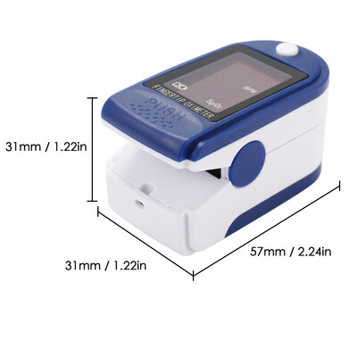 

Finger Pulse Oxygen Saturation Monitor Blood Oximeter Blood Pressure Meter Oximetry Fitness Healthy