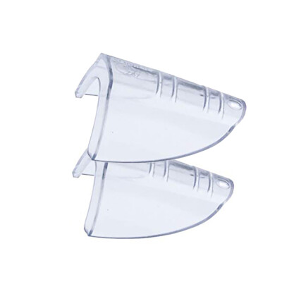 

〖Follure〗1 Pairs Slip-On Sideshields Clear Flexible Transparent Soft TPU