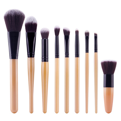 

Pro Makeup 9Pcs Brushes Set Powder Foundation Blush Tool