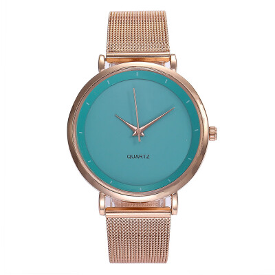 

Minimalist Watch Reloj Mujer Rose Gold Watches Women Fashion 2018 Stainless Steel Bracelet Women Watch montre femme &Ff