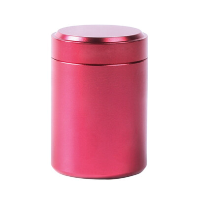 

Tea Caddy Mini Aluminum Storage Boxes Sealed Coffee Powder Cans Tea Leaves Container Portable Travel Tea Caddy Organizer