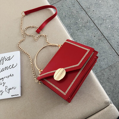 

Summer new handbags female 2019 new Korean version of the wild single shoulder slung ins fashion chain small square bag