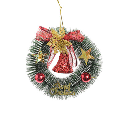 

Tailored Christmas Tree Decoration Small Wreath Ornament Home Decor Holiday Gift Pendant