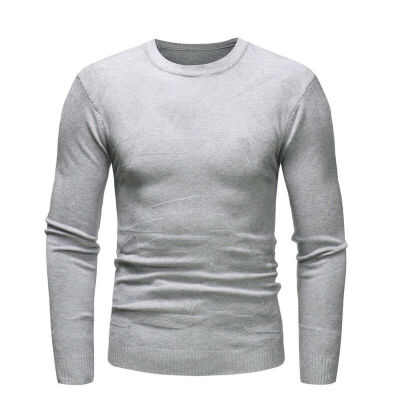 

Muscle Men Long Sleeve Casual Tops Shirts Slim Fit Knit T-shirt Casual Tee