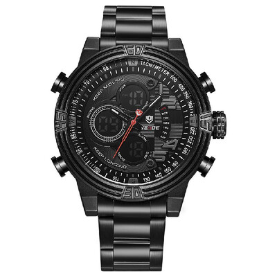 

WEIDE WH5209 Quartz Digital Electronic Watch Business Men Fashion Casual Outdoor Sports Male Wristwatch Dual Time Month Date Week