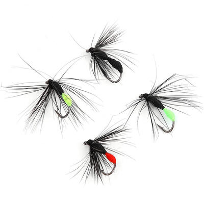 

Greensen 10Pcs Little Artificial Ant Life-Like Fly Fishing Baits Feather Fishing Lures with Hook Accessory