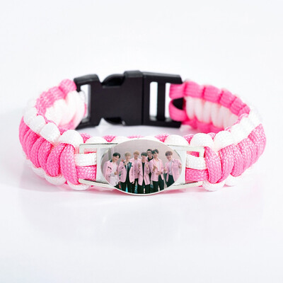 

Fashion Kpop BTS Bangtan Boys Signature Bracelet Anti-Rust Stainless Steel Wristband Bracelet