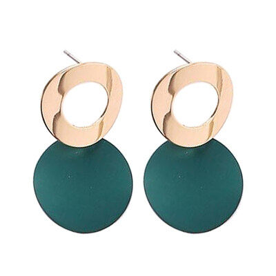 

Party Womens Simple Hollow Out Round Drop Dangle Stud Earrings Jewelry Gift