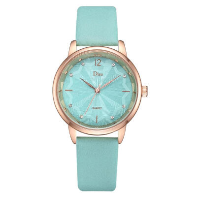 

Fashion Womens Watches Simple Disc Ladies Quartz Wristwatch Leather Strap Business Clock Bayan Kol Saati