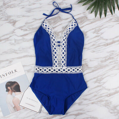 

One-Piece Bandage Lace Monokini Bikini Womens Swimwear Swimsuit bathing Suit