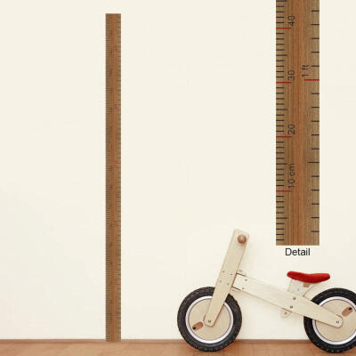 

Removable Growth Chart Kids Height Measure Living Room Wall Decal Decor Sticker