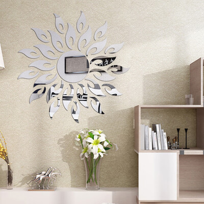 

DIY Sun Mirror Wall Stickers for Wall Decor